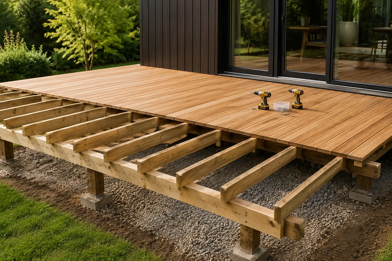 Building a new outdoor deck